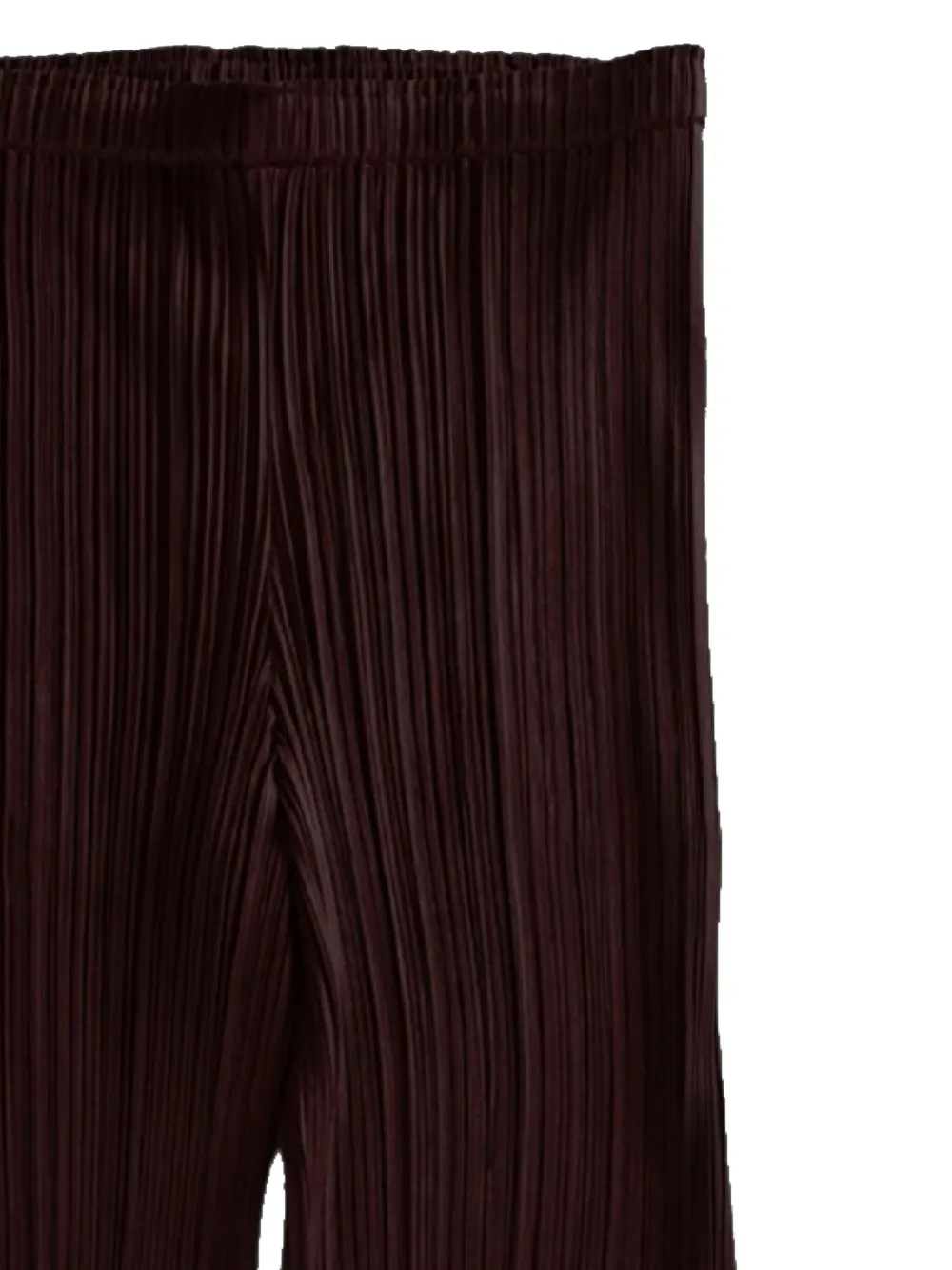 Pleats Please Issey Miyake pleated straight-leg trousers Bruin