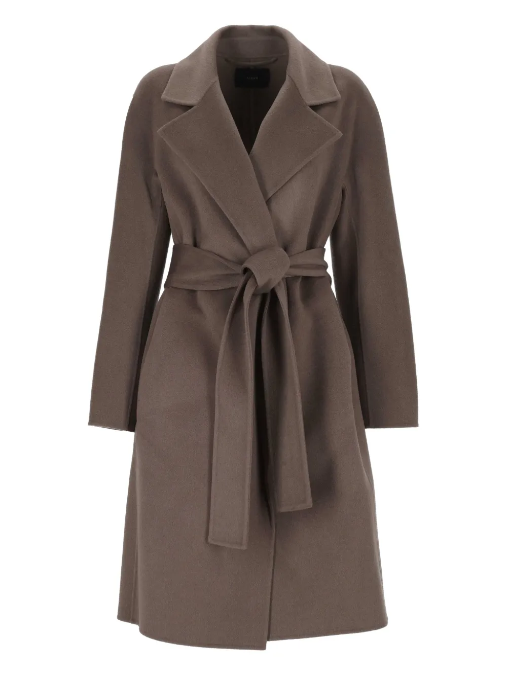 JOSEPH belt-fastening coat Bruin