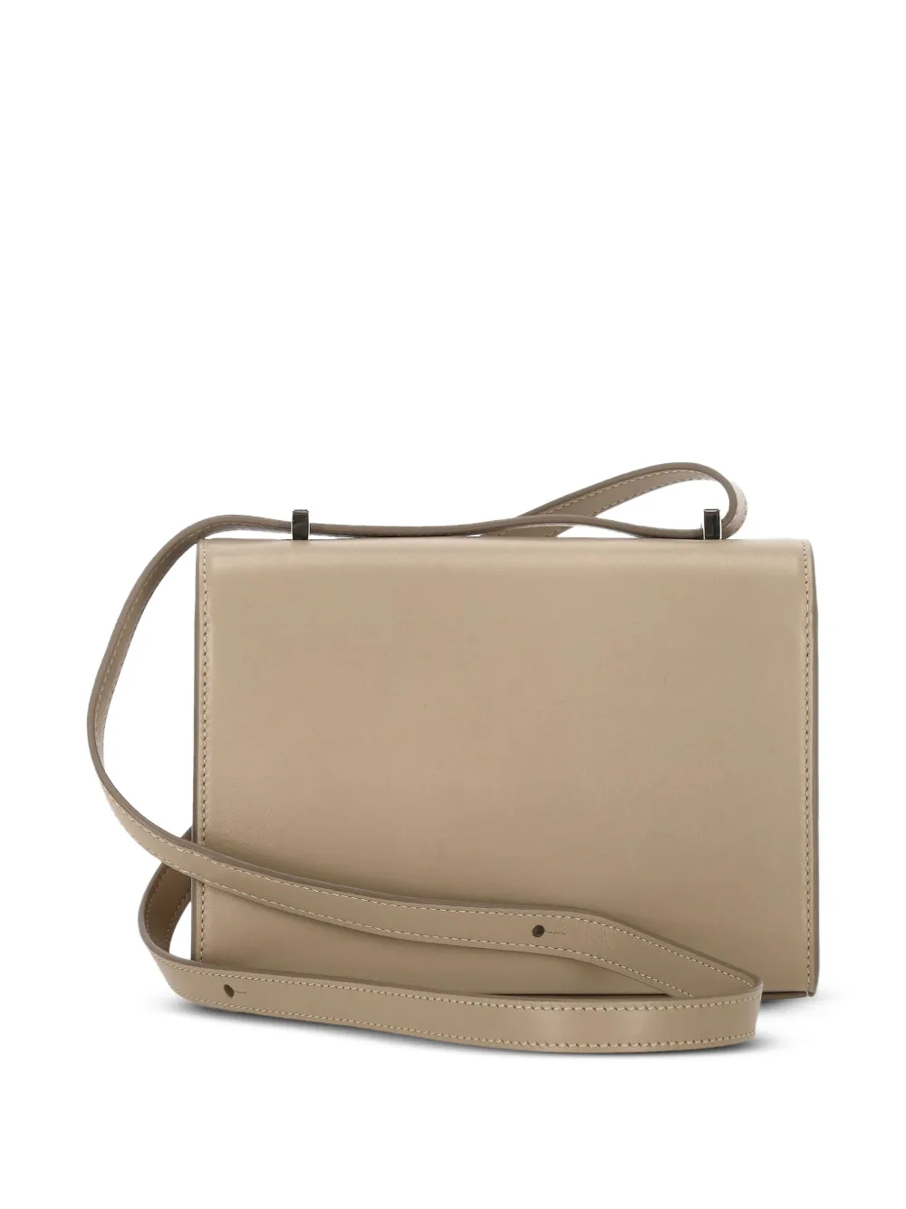Savette Symmetry leren schoudertas - Beige