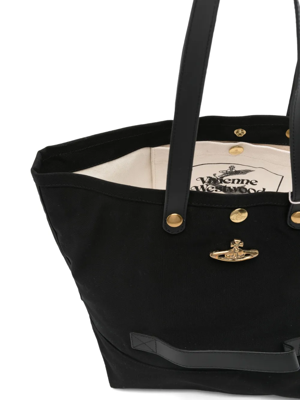 logo orb-embellished tote bag