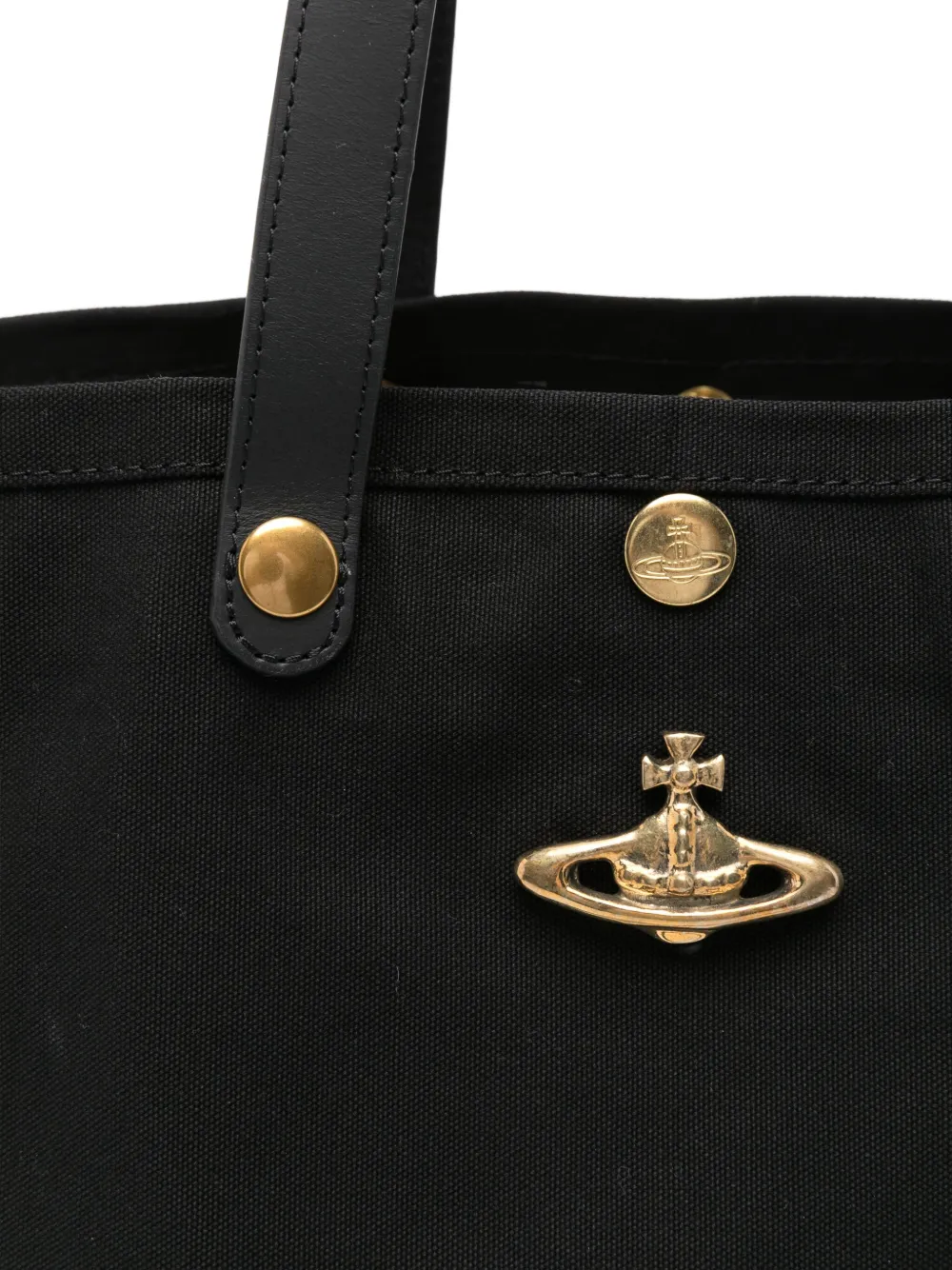logo orb-embellished tote bag
