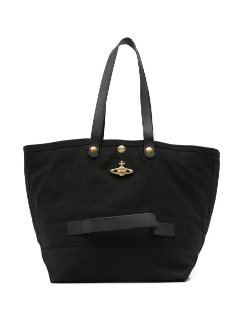 Vivienne Westwood logo orb-embellished tote bag