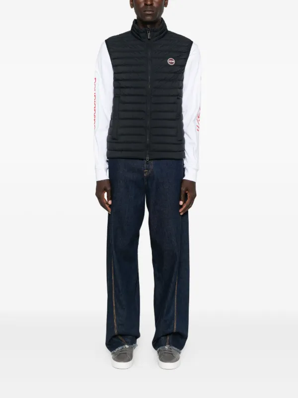 Colmar Gilet Trapuntato Smanicato Blu FARFETCH IT