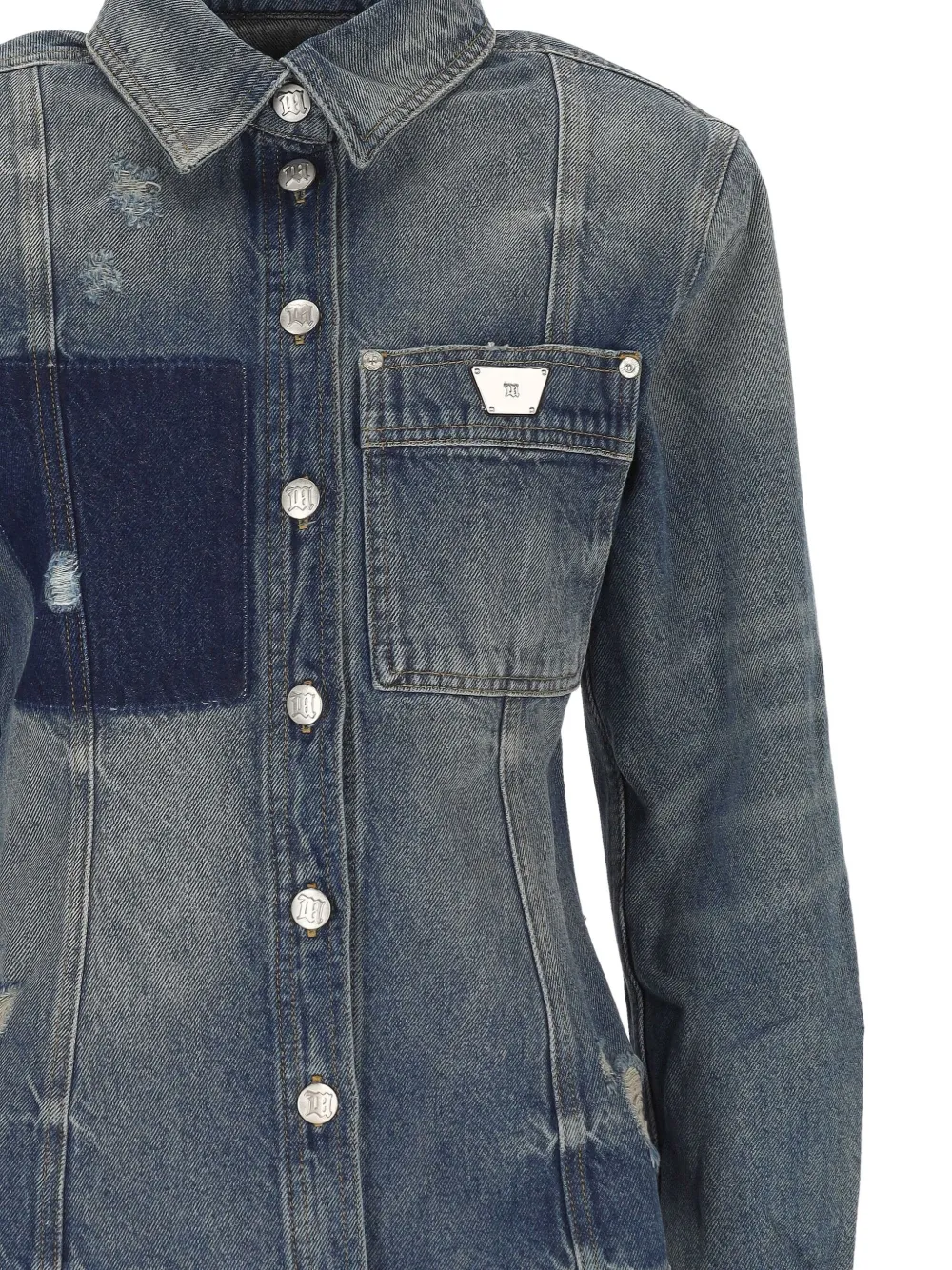 MISBHV Denim blouse Blauw