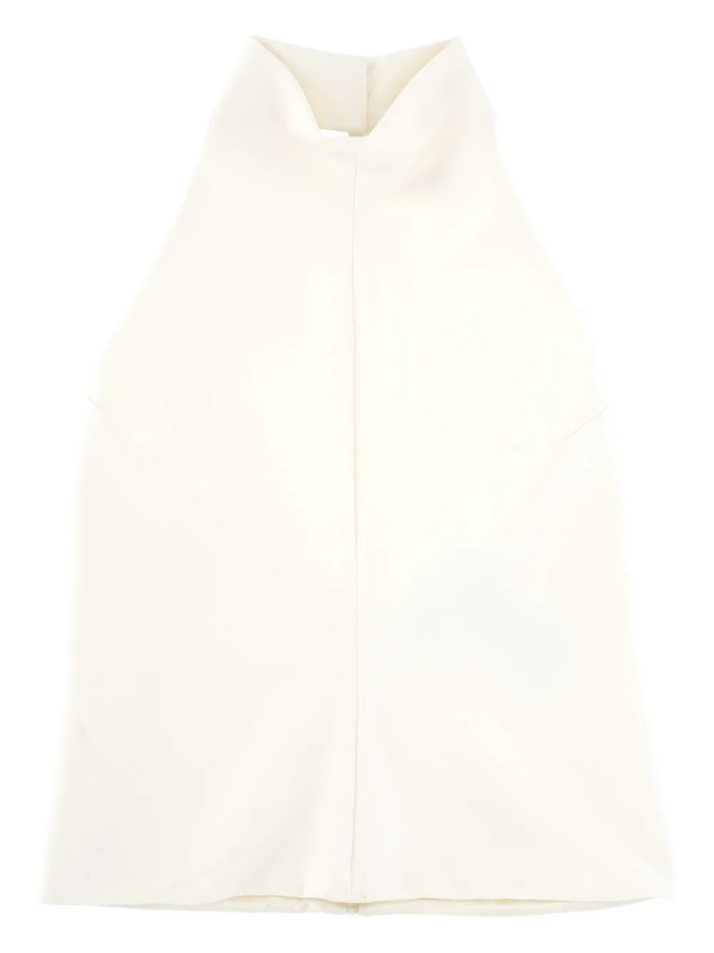 Federica Tosi High-neck Halter Top In Neutral