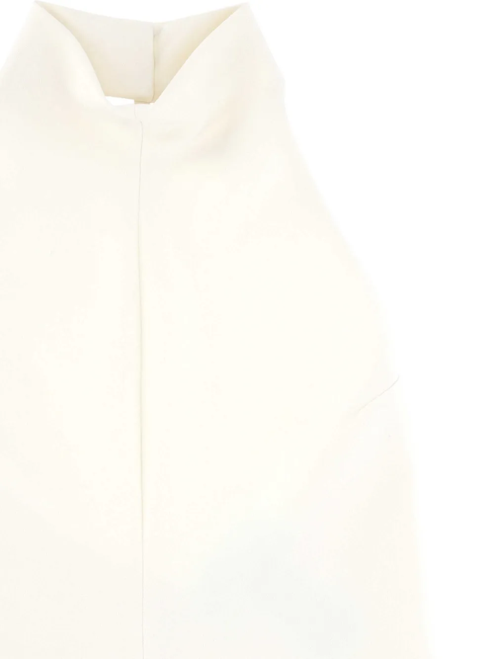 Federica Tosi Haltertop met hoge hals - Beige