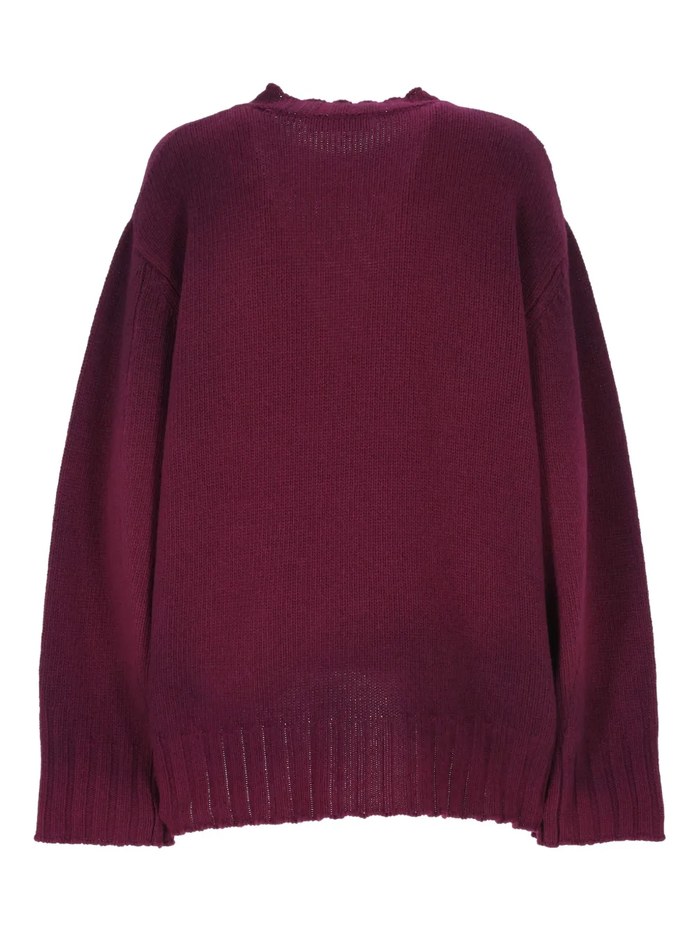 The Attico Trui met asymmetrische afwerking Rood