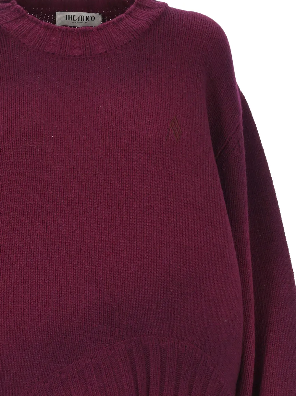 The Attico Trui met asymmetrische afwerking Rood