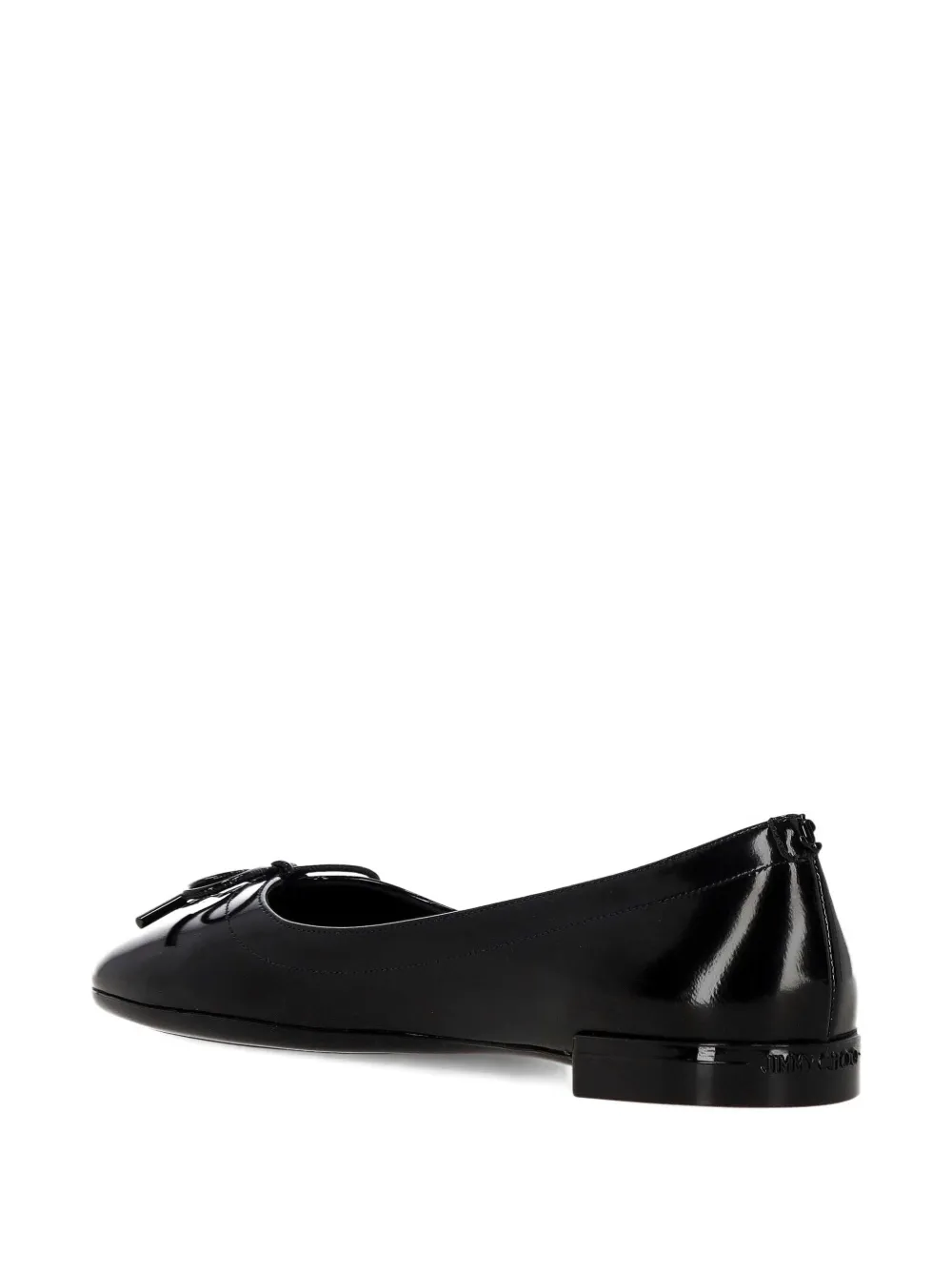 Jimmy Choo Scarlett bow-detail ballet flats Black