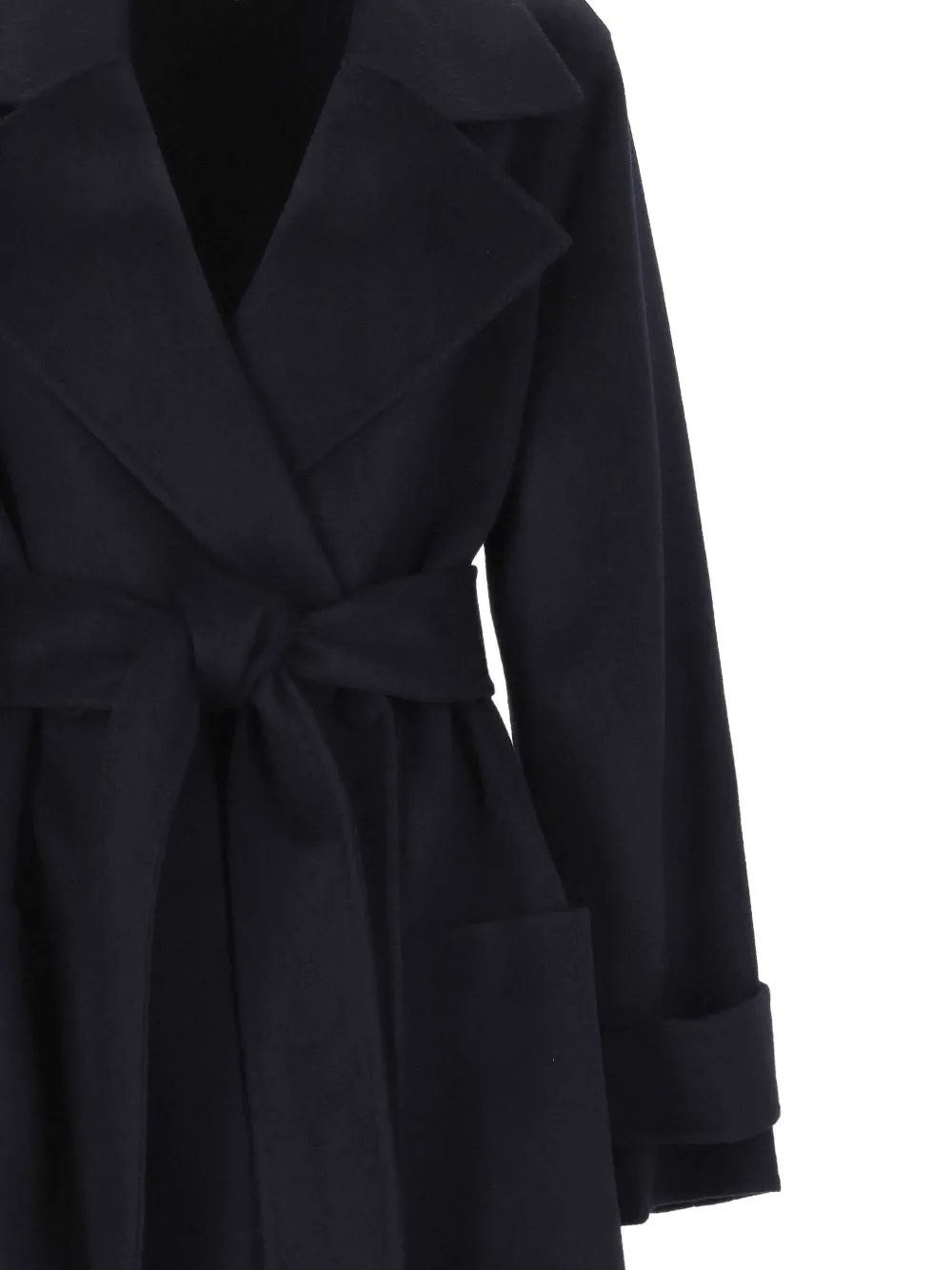 Joseph Belt-fastening Coat In Black