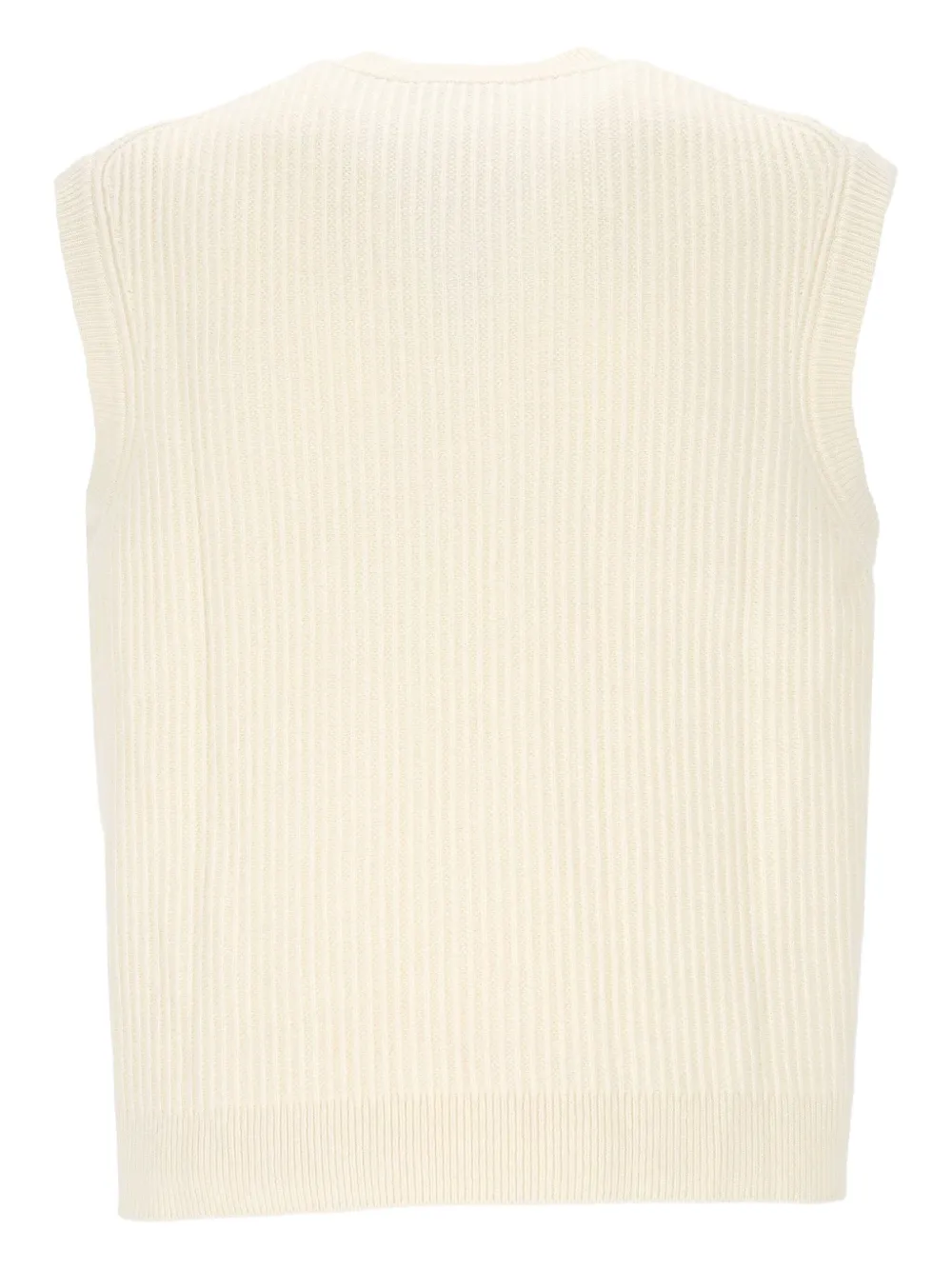 Maison Kitsuné ribbed sleeveless vest | Waistcoats & Gilets | Image 2