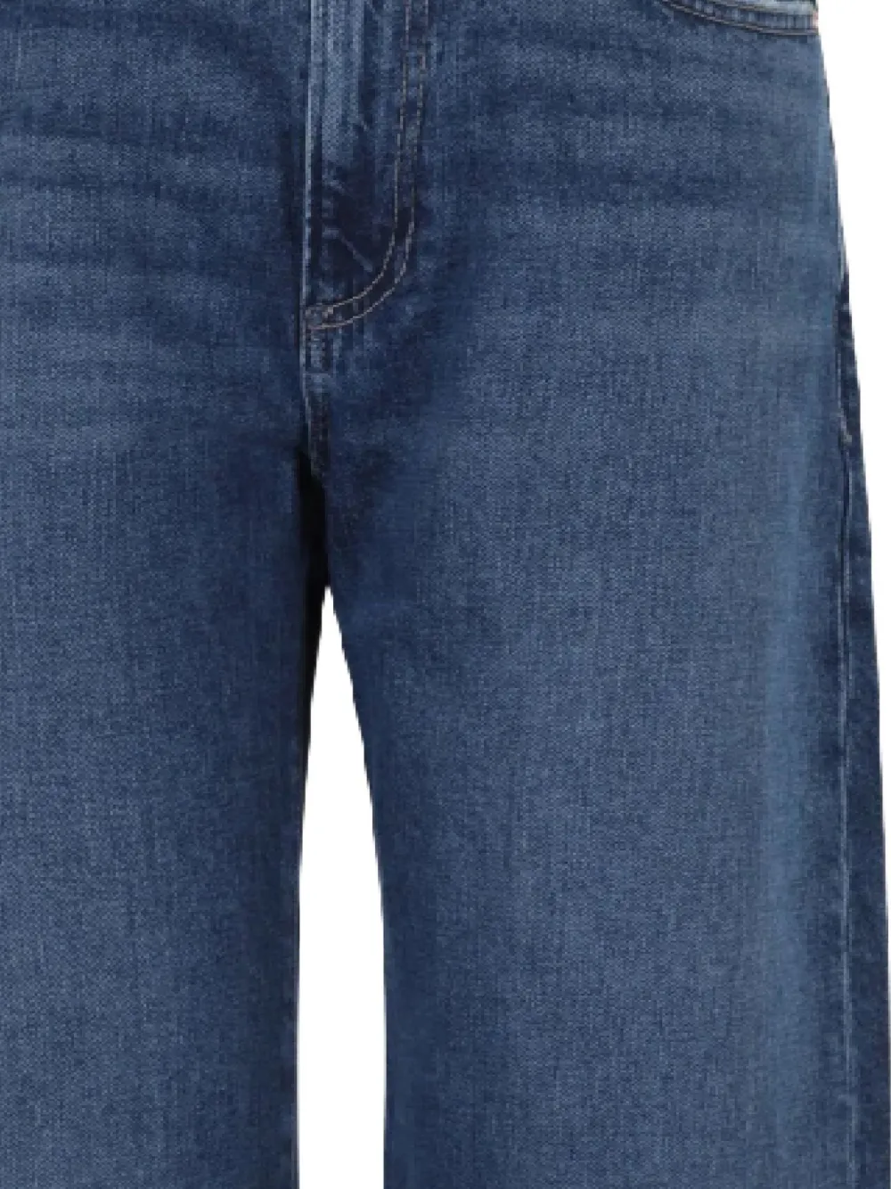 PAIGE Jeans met logopatch Blauw