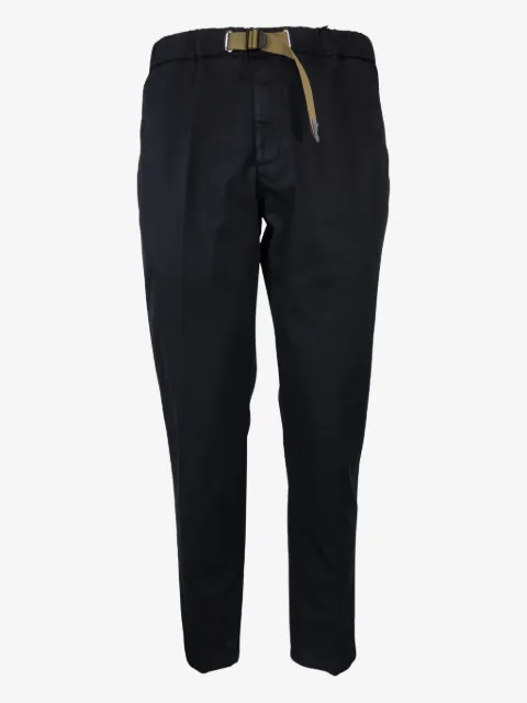 White Sand elastic-waistband buckle-closure trousers