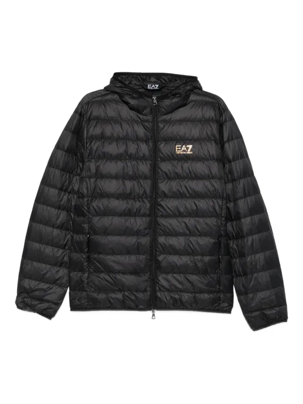 Ea7 Emporio Armani フーデッド キルティングジャケット Ea7 Emporio Armani フーデッド キルティングジャケット