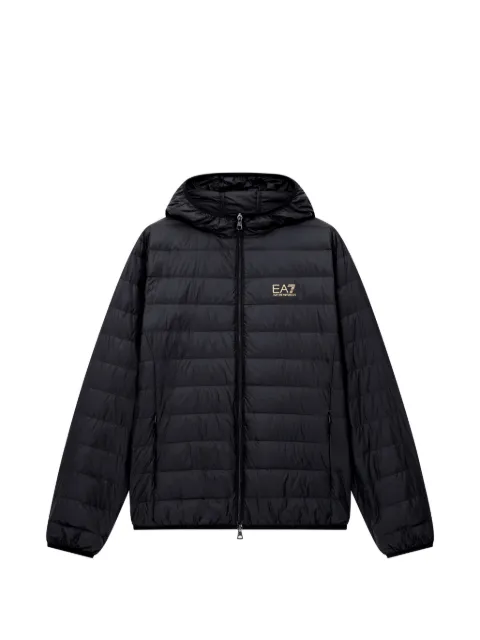 Ea7 Emporio Armani insulated down jacket with fixed hood Core Identity