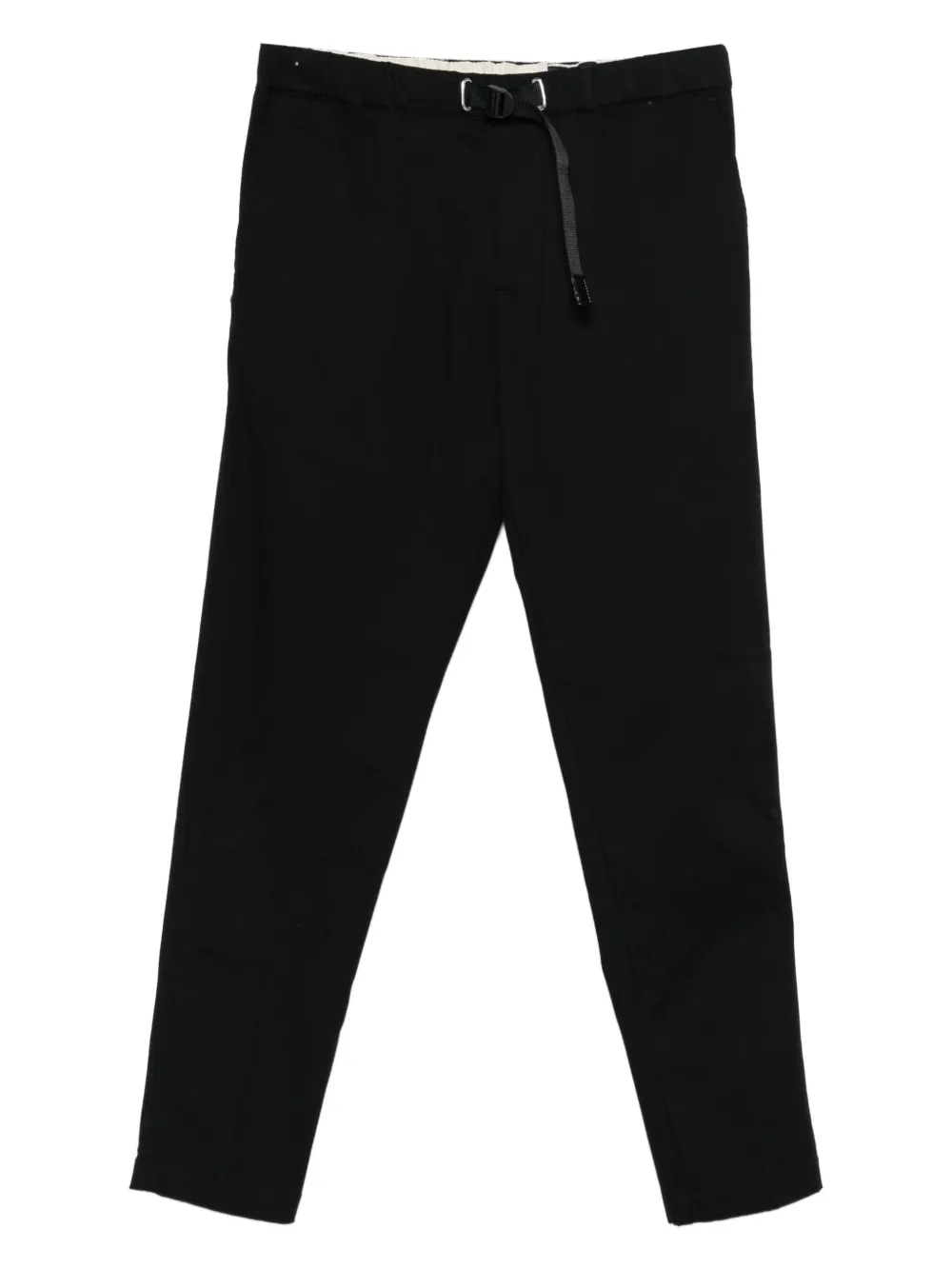 White Sand Greg drawstring-waist trousers | Black | Image 1