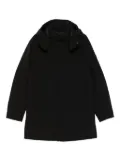 Peuterey stand-collar hooded coat - Black