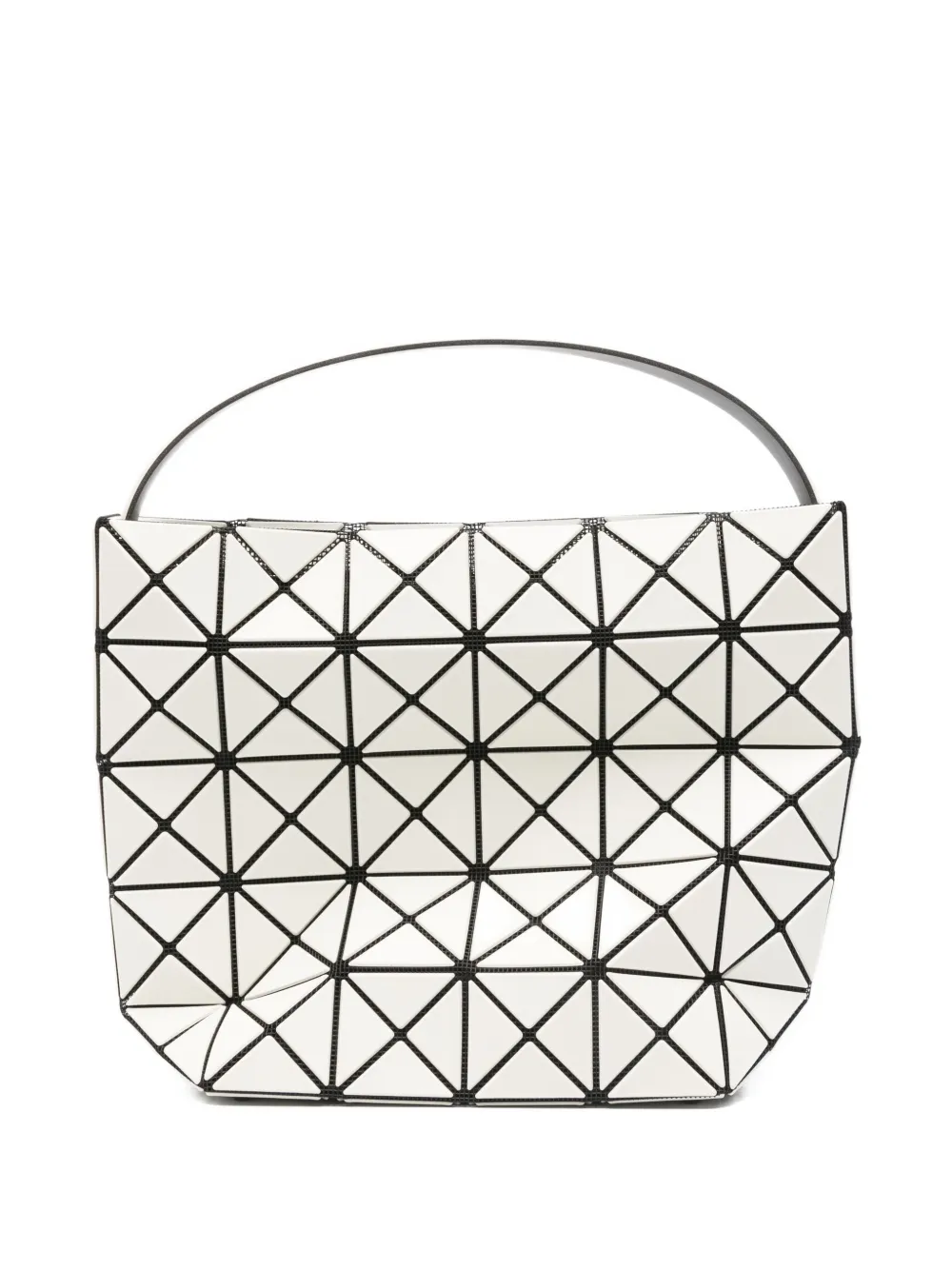 Bao Bao Issey Miyake ジオメトリックパターン ハンドバッグ - ホワイト Bao Bao Issey Miyake ジオメトリックパターン ハンドバッグ - ホワイト