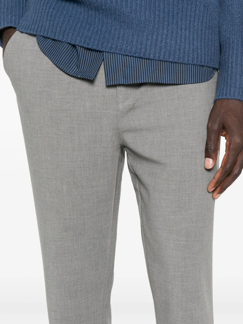 Les Deux Drawstring-waist Straight-leg Trousers In Gray