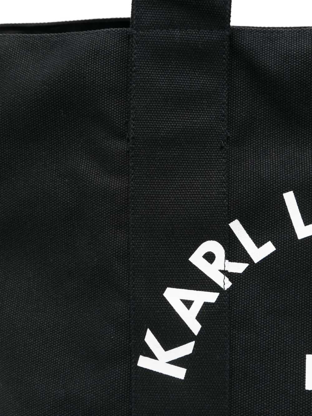 Karl Lagerfeld Logo-print Tote Bag In Black