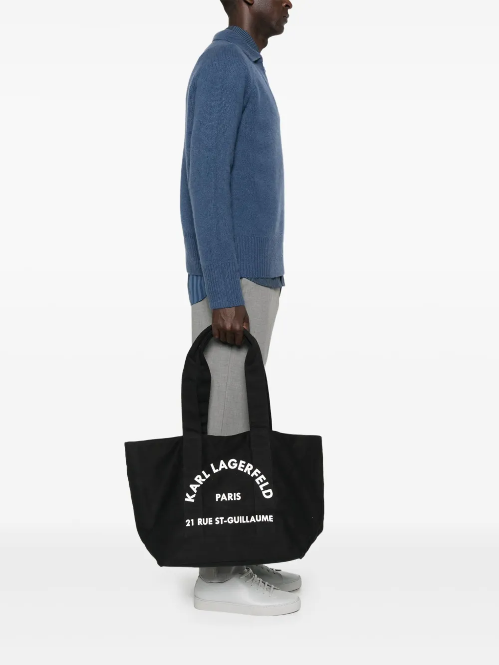 Karl Lagerfeld logo-print tote bag | Image 2