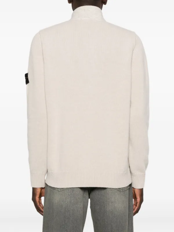Stone Island パッチポケット カーディガン | ニュートラル