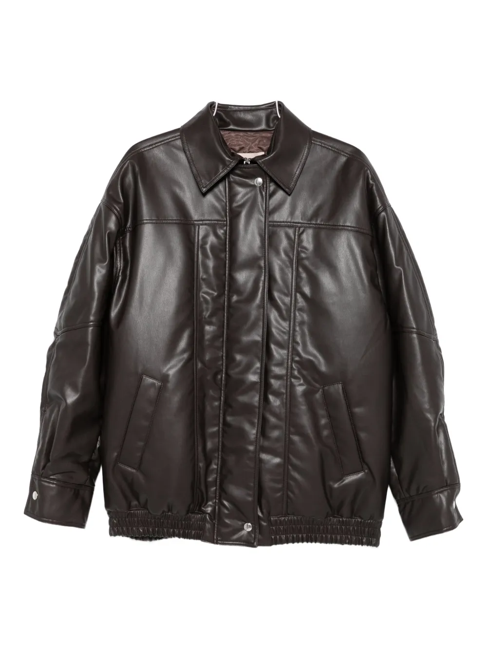 Aniye By Button-fastening Bomber Jacket In Black