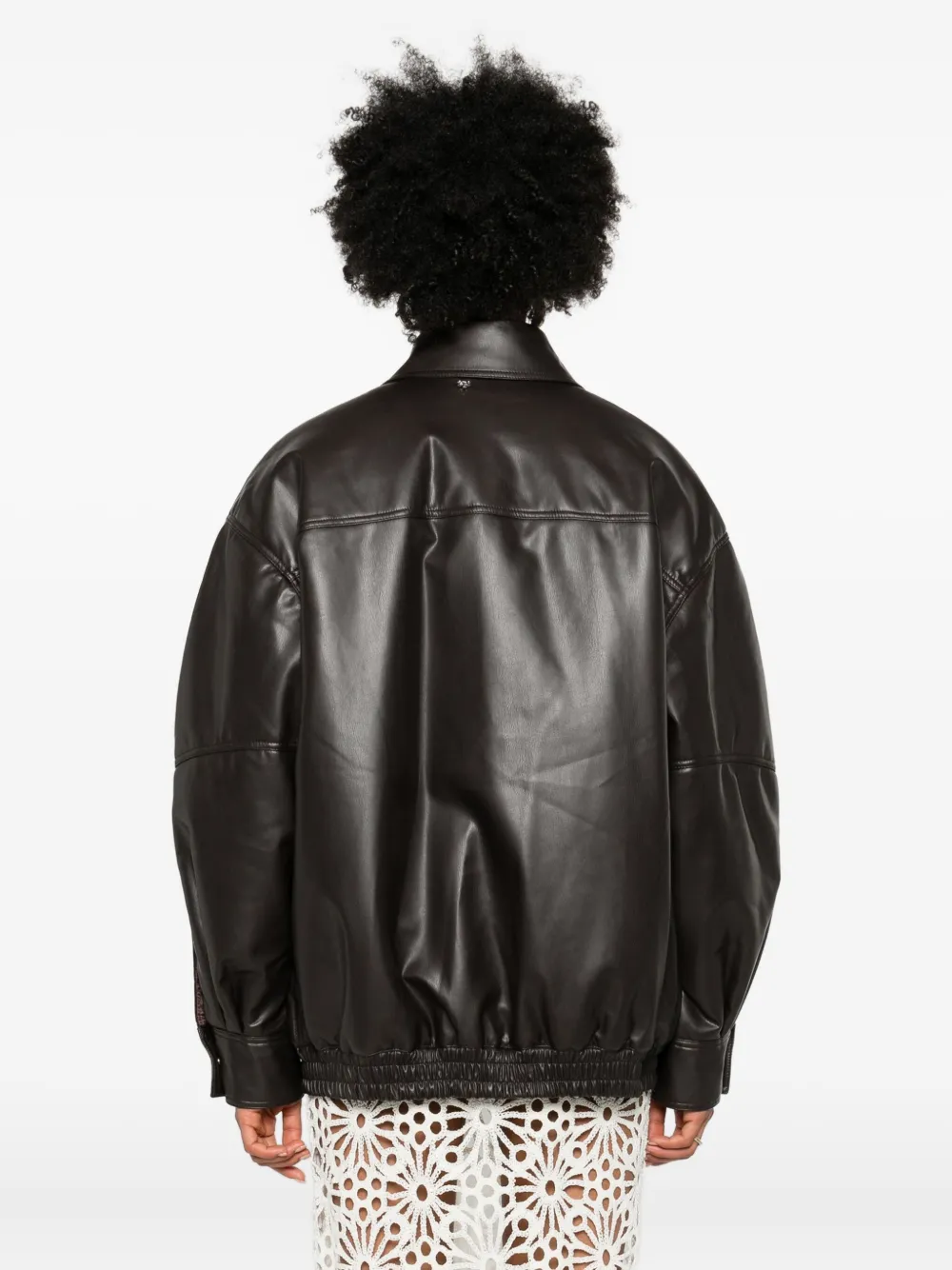 Aniye By Button-fastening Bomber Jacket In Black