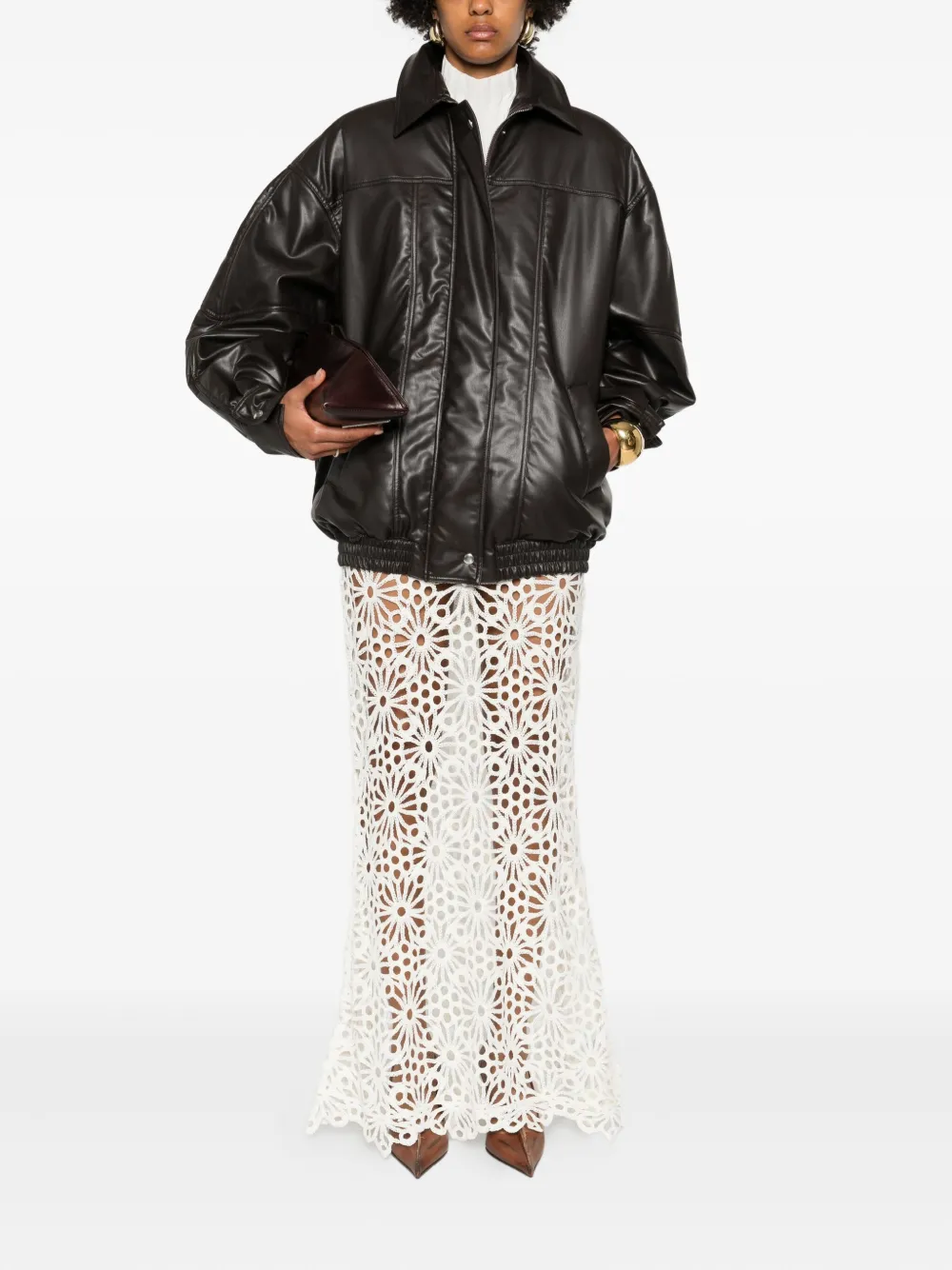 Aniye By button-fastening bomber jacket | Varsity Jackets | Image 2