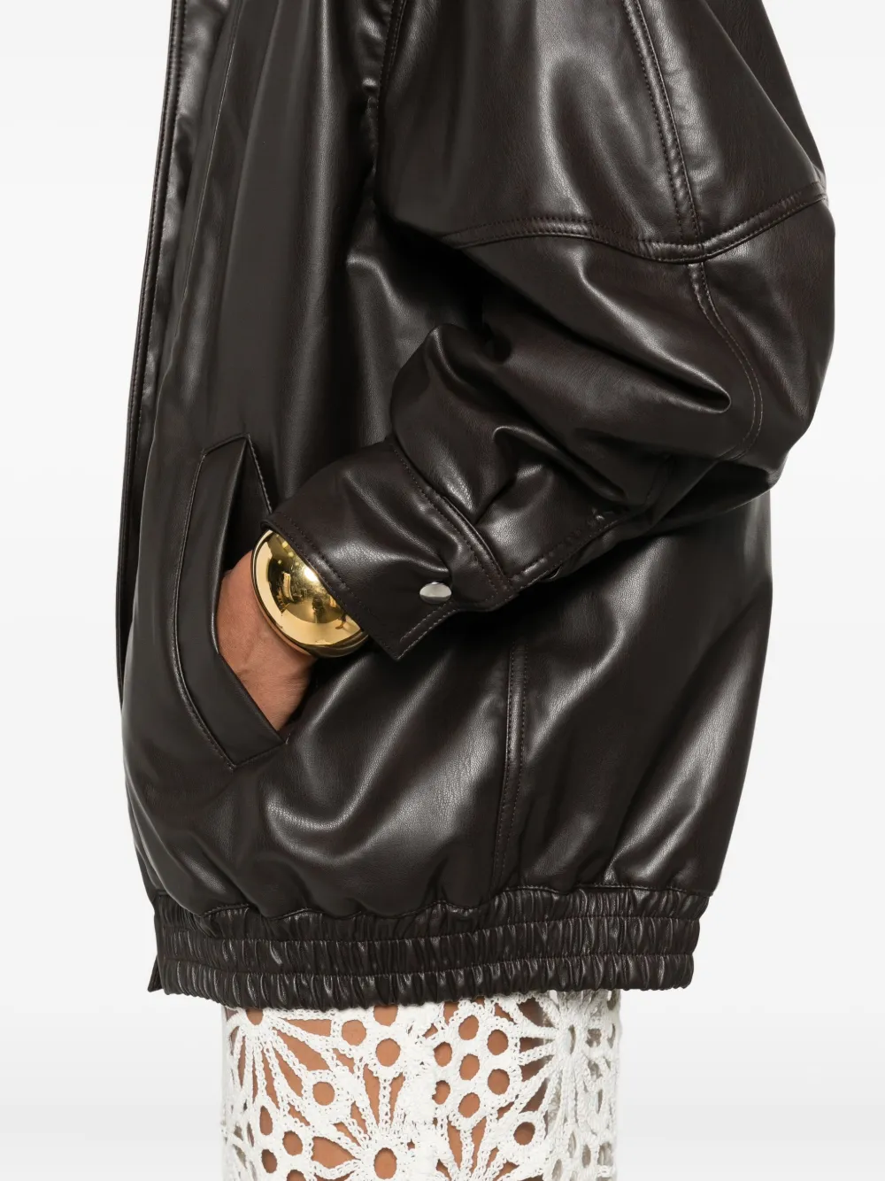 Aniye By Bomberjack met knoopsluiting Bruin