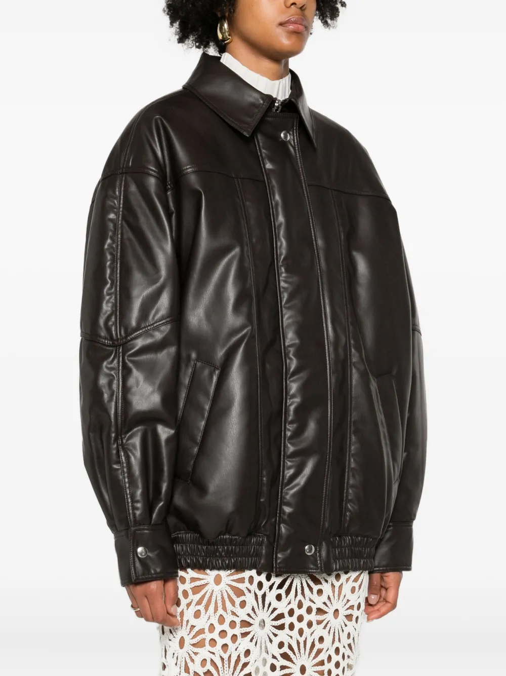 Aniye By Bomberjack met knoopsluiting Bruin