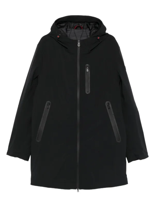 Peuterey Piumino Con Zip e Cappuccio Nero FARFETCH IT