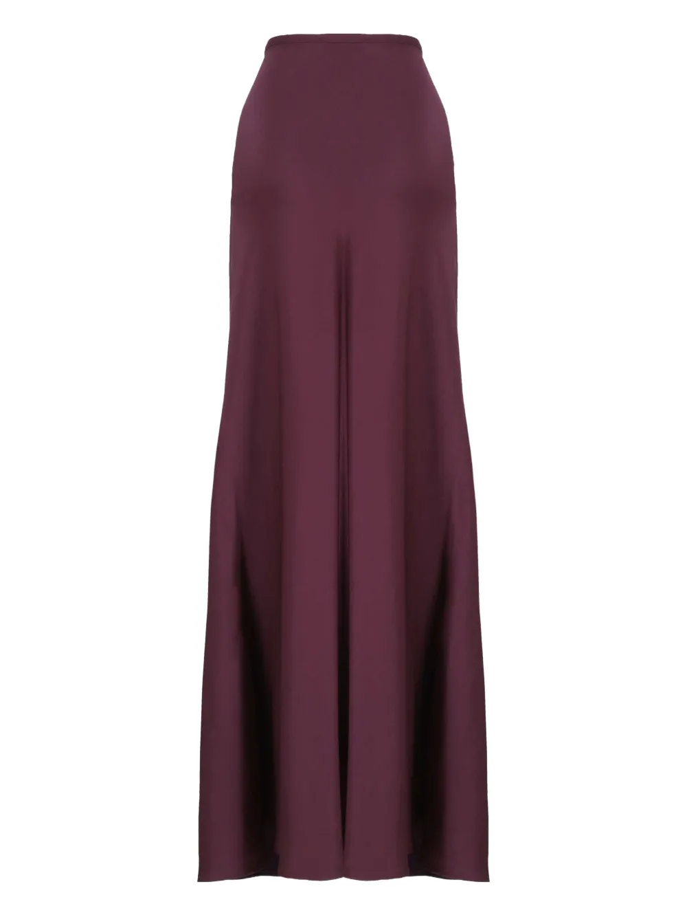 Federica Tosi Straight-hem Maxi Skirt In Burgundy