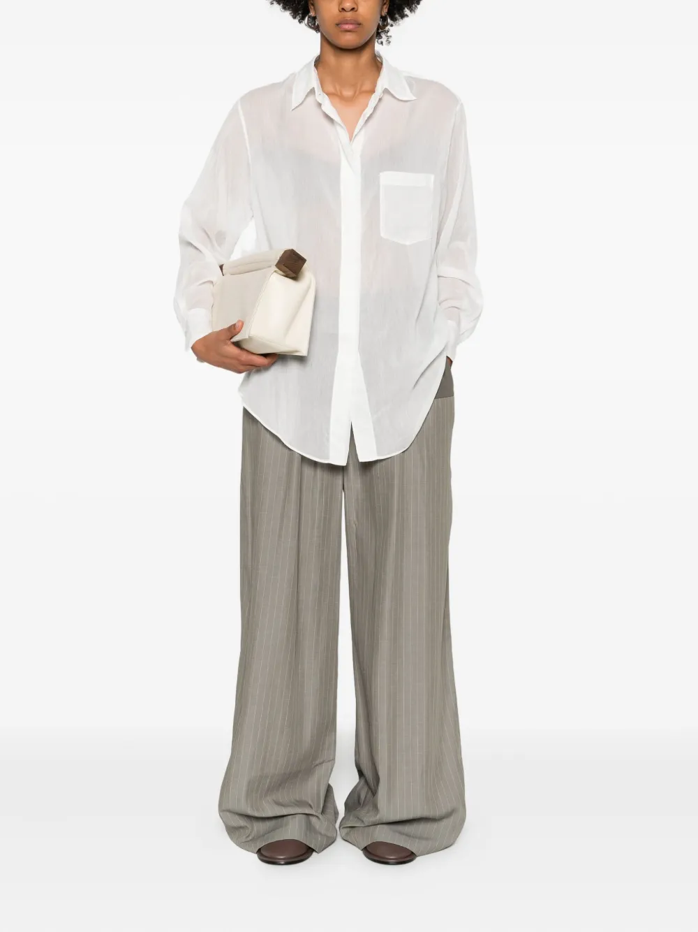 Forte Forte long-sleeve shirt - Wit