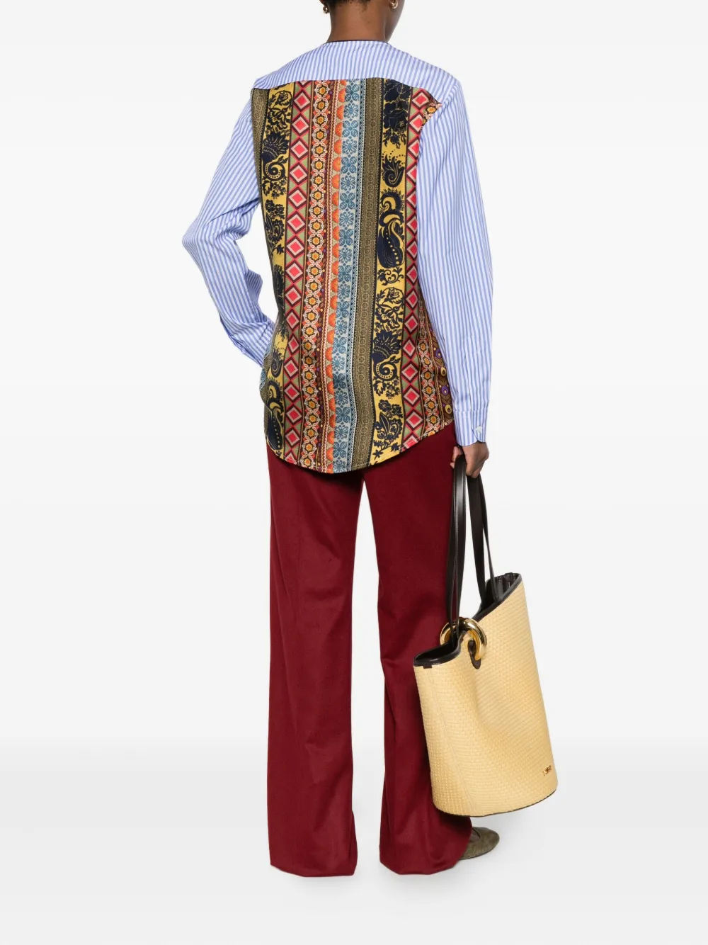 Pierre-Louis Mascia Gestreept katoenen blouse - Blauw