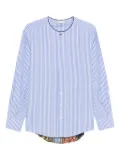 Pierre-Louis Mascia striped cotton shirt - Blue