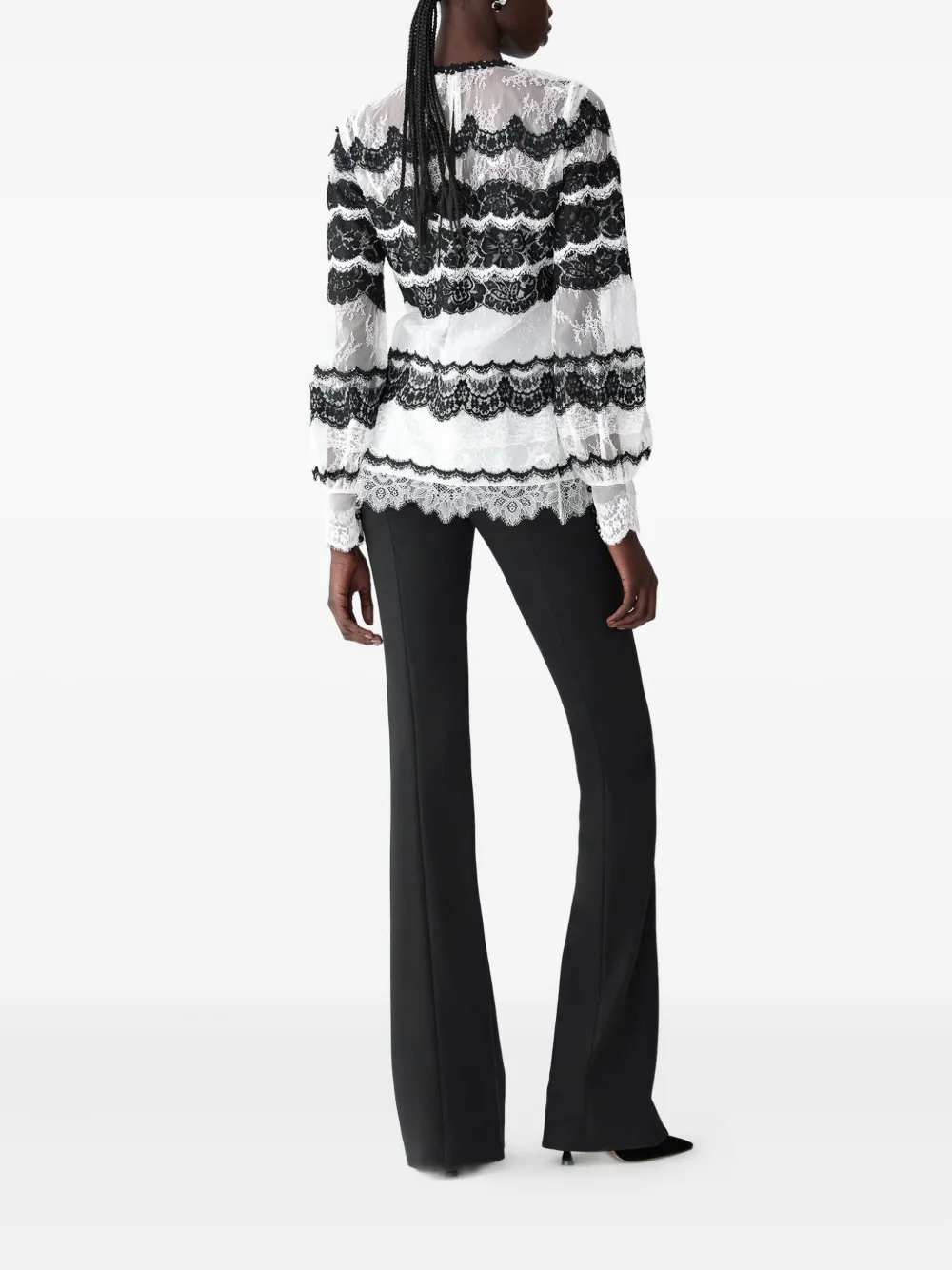 Carolina Herrera wool trousers Zwart
