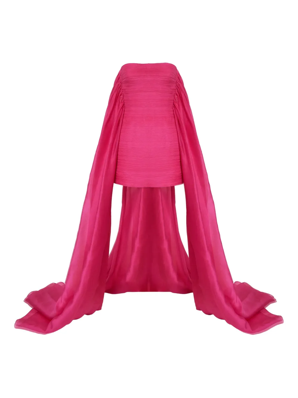 Carolina Herrera organza-train mini dress | Pink | Image 1