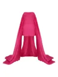 Carolina Herrera organza-train mini dress - Pink