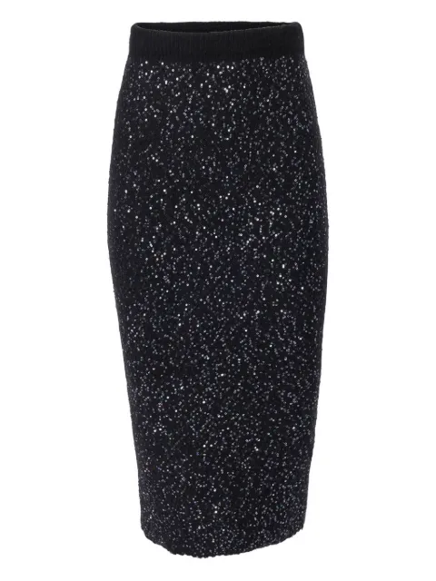 Carolina Herrera falda de tubo con lentejuelas