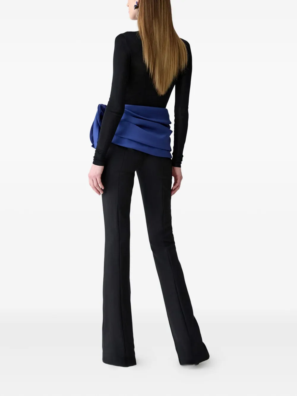 Carolina Herrera Turtleneck Long-sleeve Sweater In Black