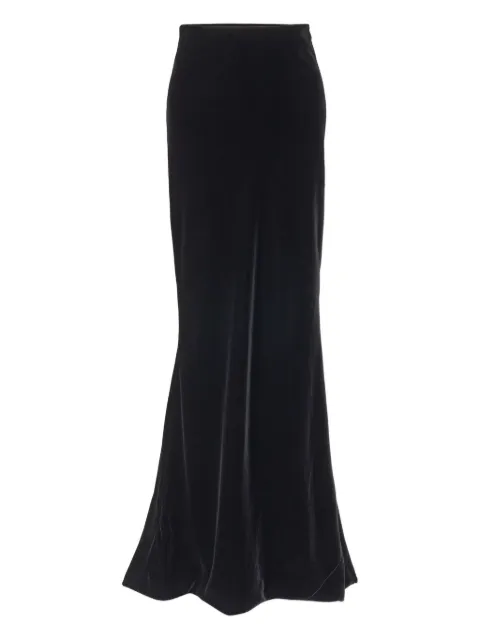 Carolina Herrera high-waisted velvet skirt