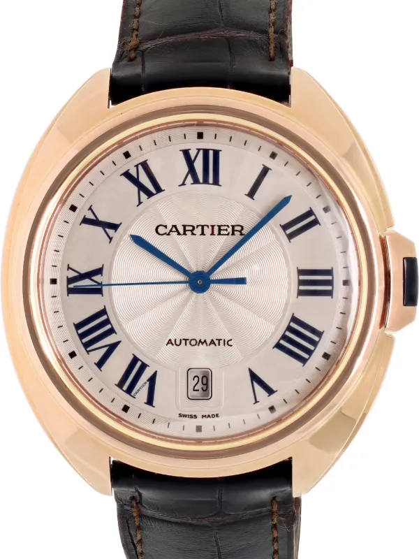 Cartier クレ ドゥ カルティエ 40mm | ブラウン | FARFETCH JP