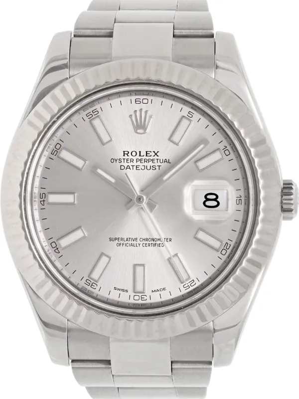 Rolex Datejust II 41mm Silver FARFETCH PH