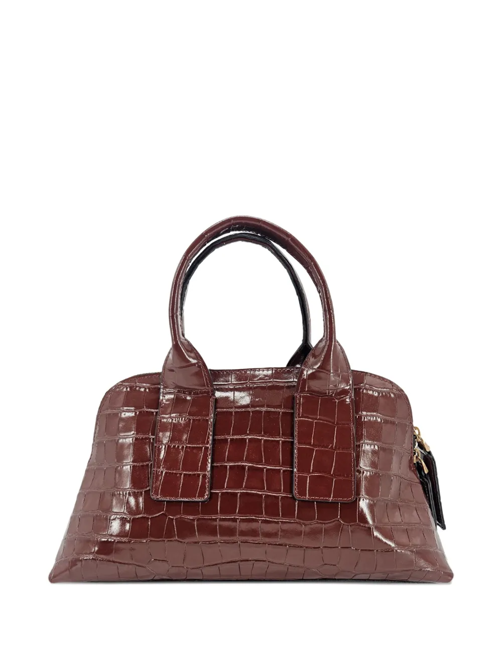 Madison.maison Croc-effect Buckle Mini Bag In Red
