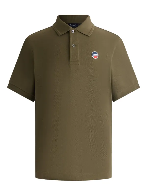 Fusalp Gerlo Cotton Polo Shirt in Green