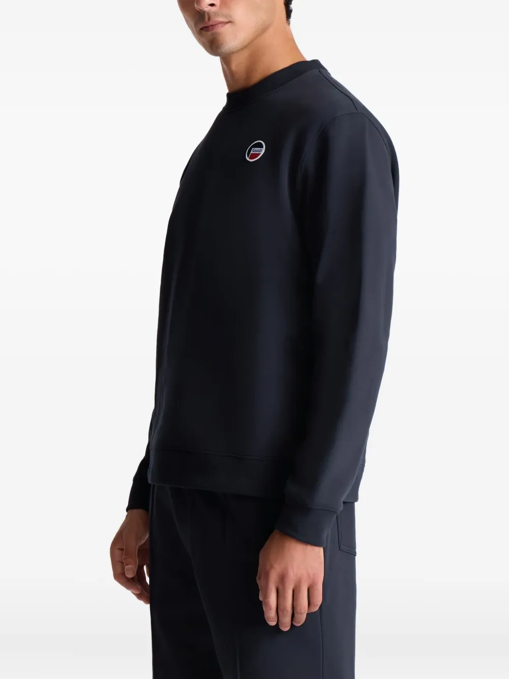 Fusalp Sweater met ronde hals en logo Blauw
