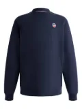 Fusalp crew-neck logo sweatshirt - Blue