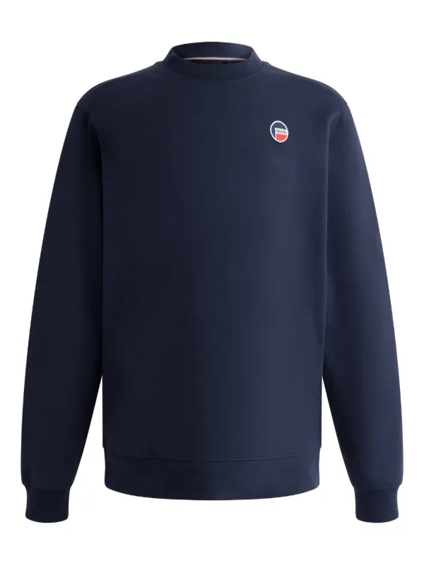 Fusalp Crew-neck Logo Sweatshirt in Blue