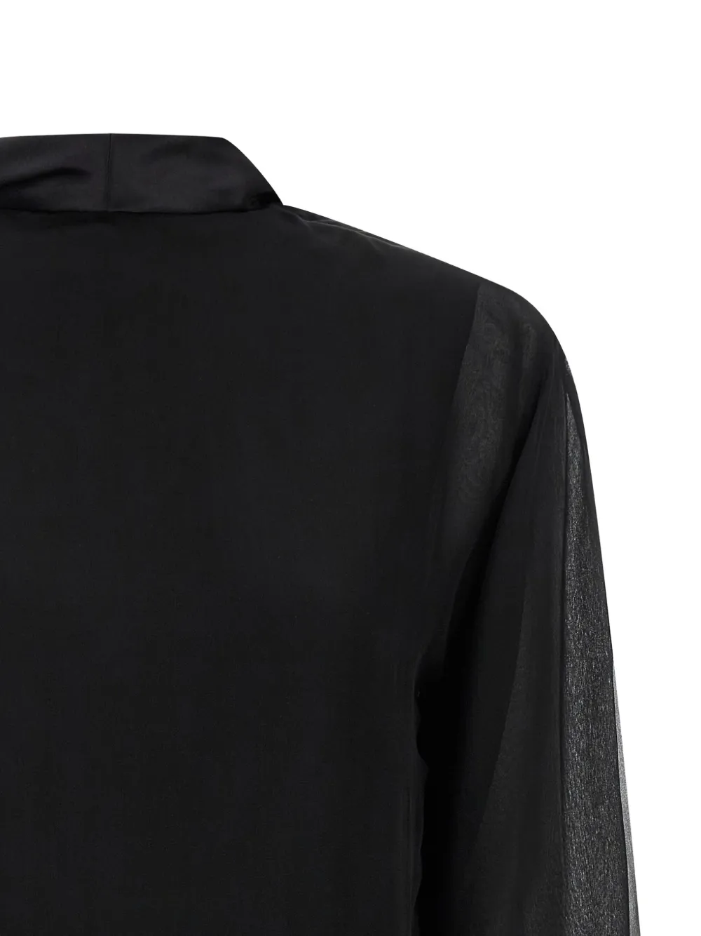 Alberta Ferretti Blouse met V-hals Zwart